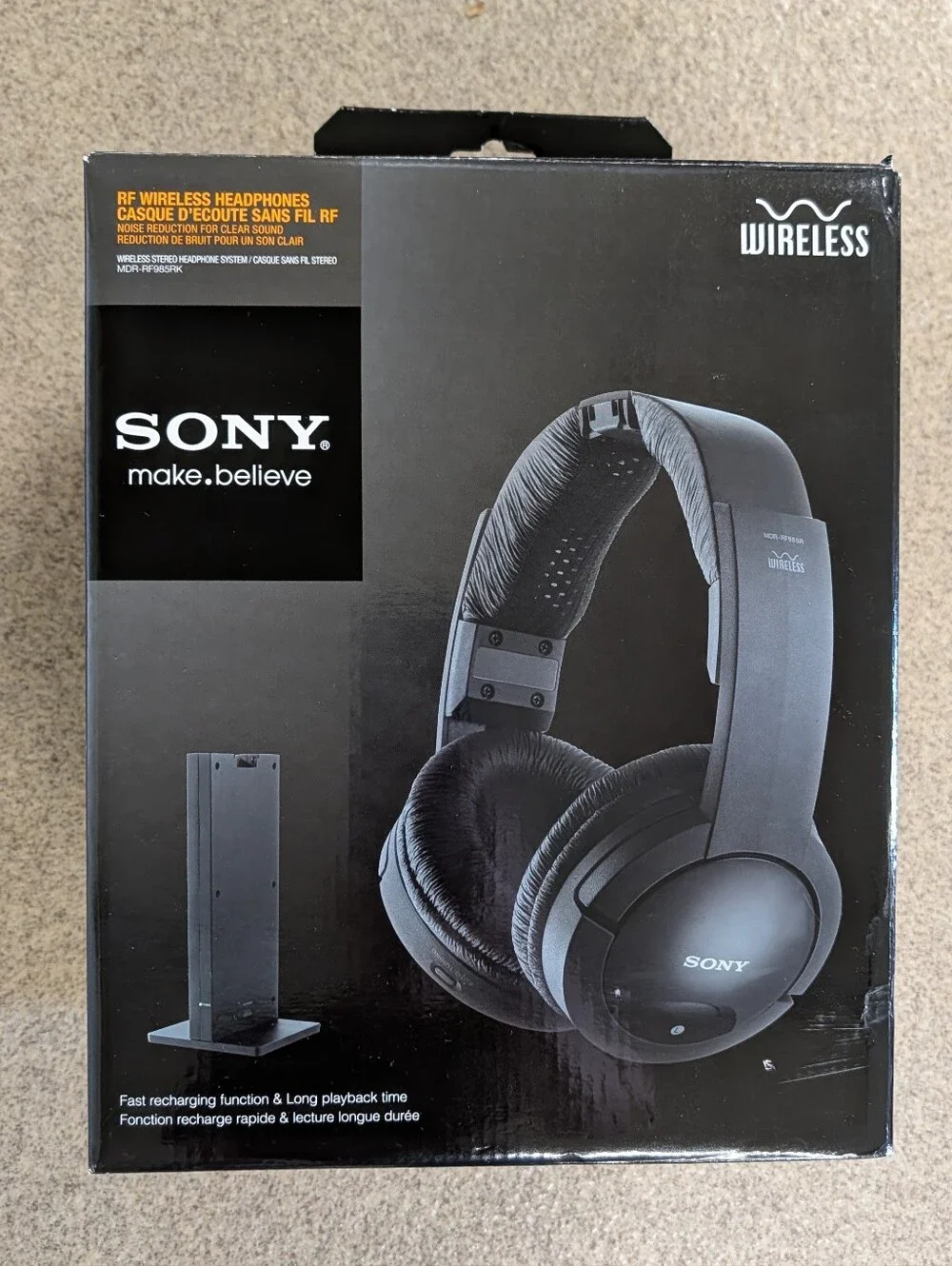 new SONY wireless headphones